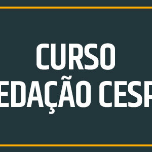 Curso Redação Cebraspe/Cespe
